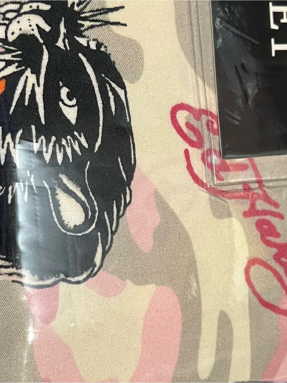 Ed Hardy Pink Camo King Sheet Set with Signature Graphics